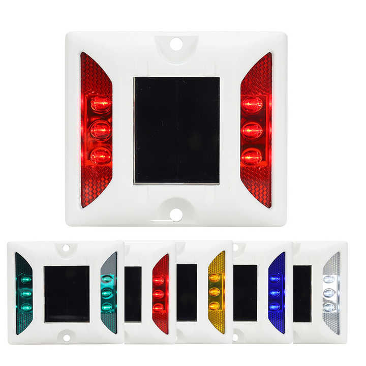 Epistar LED Chip Alumínio Solar LED Rodoviário Studs 2.5V Para soluções de segurança rodoviária