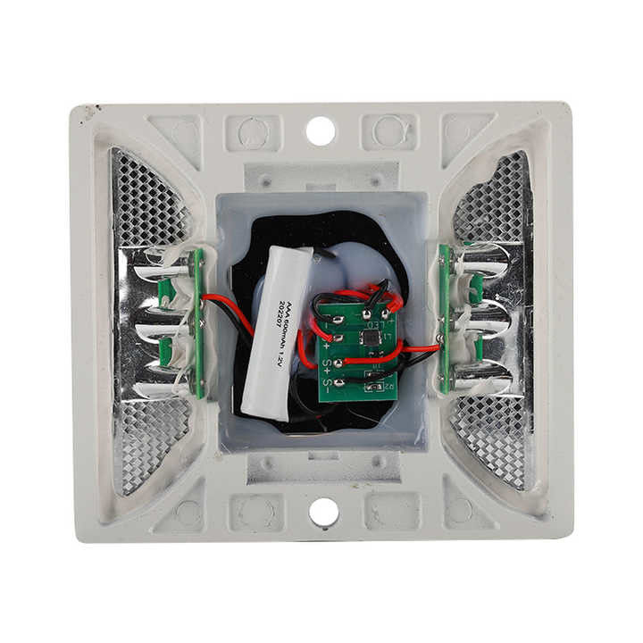 125 * 110 * 25mm Azul LED Solar Rodas de Rodas Flashing Cat's Eye Road Marker