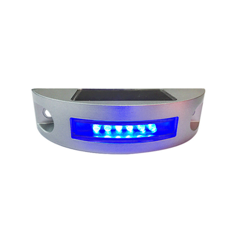 Meia-Lua Azul LED Cor Solar Olhos de Gato Rodoviário Para Melhorar a Segurança Rodoviária
