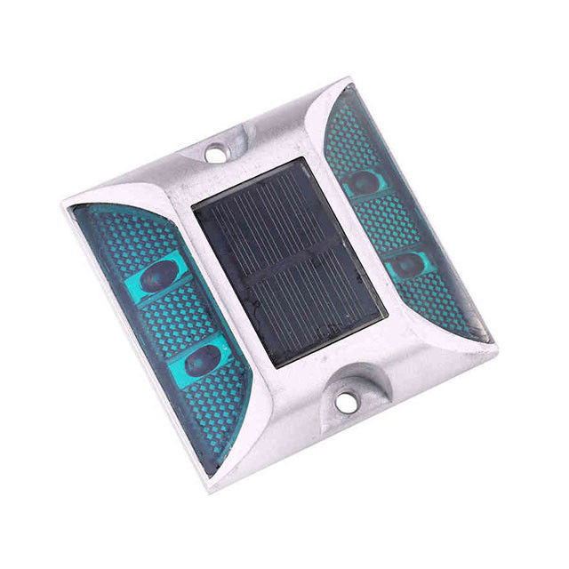 Flashing Road Stud Luz solar Cor verde personalizada para estrada escura