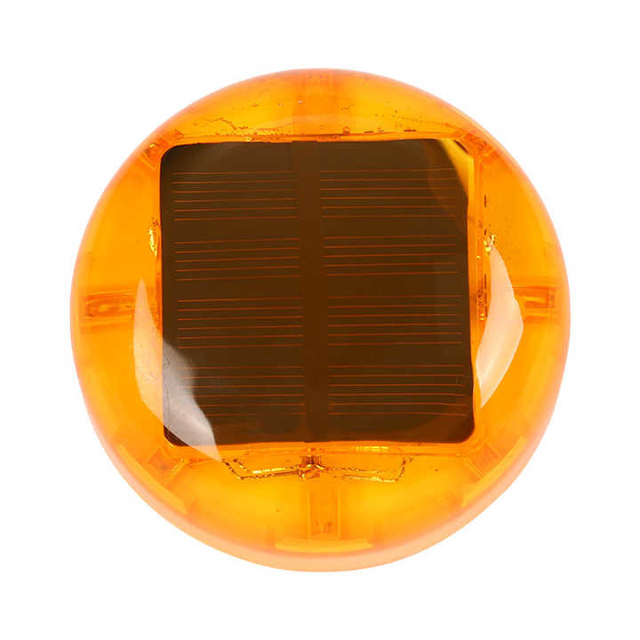 LED piscando olhos de gato redondo jardim de pavimento marcador luz solar luz rodoviária