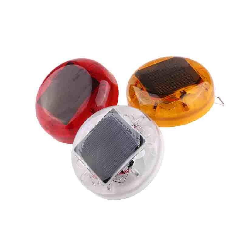 Luzes LED Solar LED de plástico Olhos de gato Marcador Rodoviário Reflector
