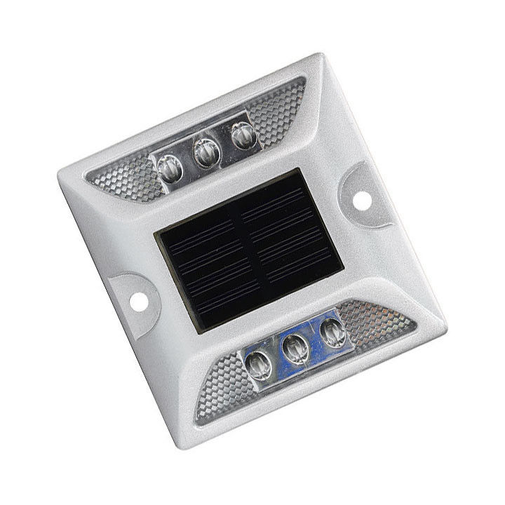 Lâmpadas de auto-estrada 6pcs Alta luminosidade Solar LED Lâmpadas de estrada Marcadores de estrada