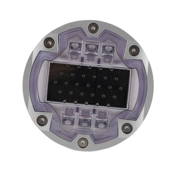 Lâmpadas de sinalização solar LED IP68 Zebra Crossing Lâmpadas de calçada LED