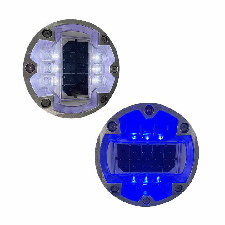 Lâmpadas de sinalização solar LED IP68 Zebra Crossing Lâmpadas de calçada LED