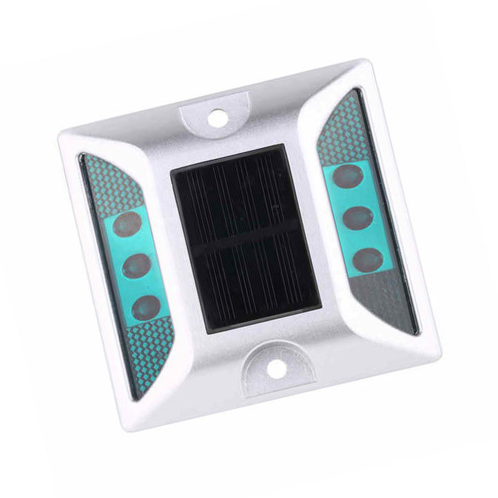 LED Cat Eyes Reflector Reflector IP68 de um lado Alumínio Solar Estrada Stud Light